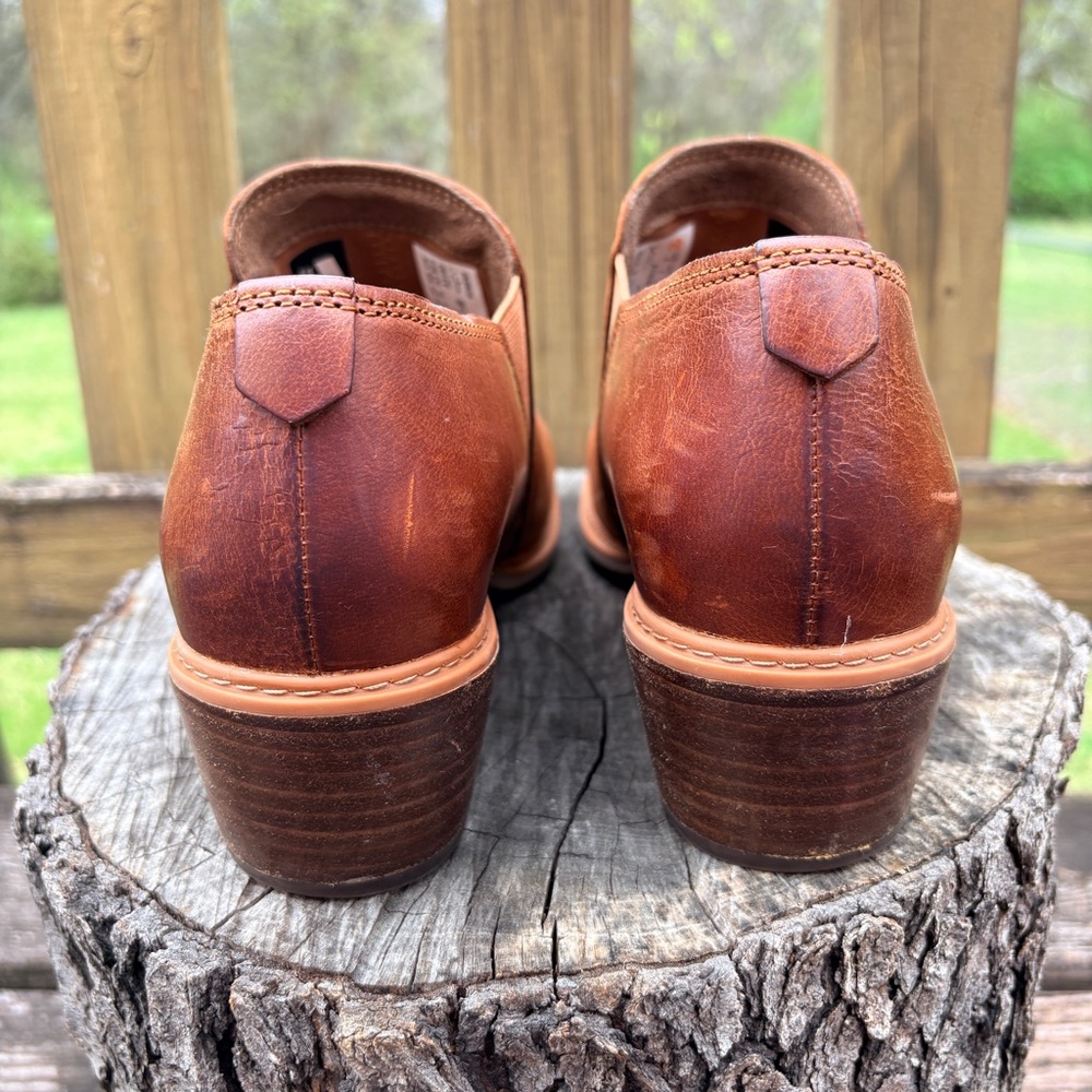 Timberland Sutherlin Bay Brown Leather Shooties with Side Zip 8 - Picture 6 of 9